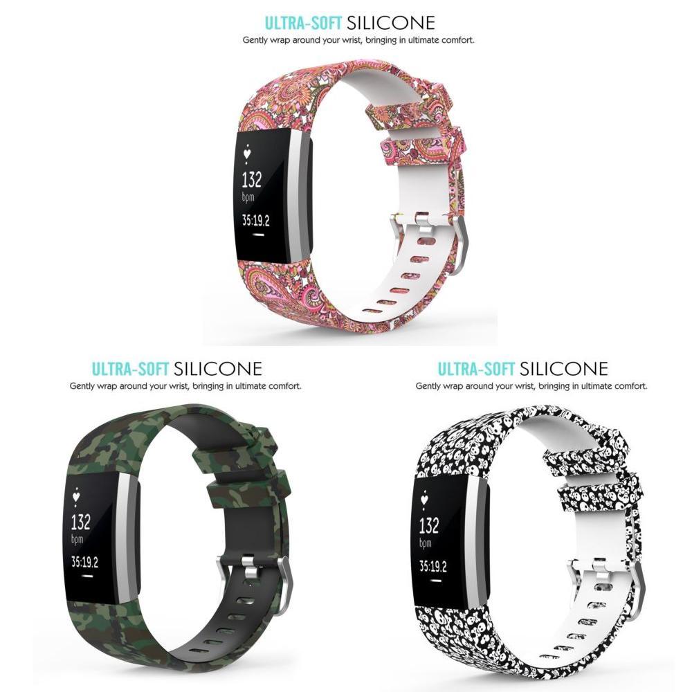 Stylish Silicone Bands For Fitbit Charge 4 And Charge 3 Comfortable And Durable
