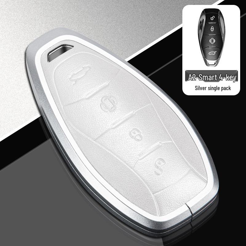 Nøkkelveske for Hongqi-modeller: H5, HS5, EQM5, H7, HS7, H9, H6, HS3 - 2023/24 Premium Bilveske Spenneskall.