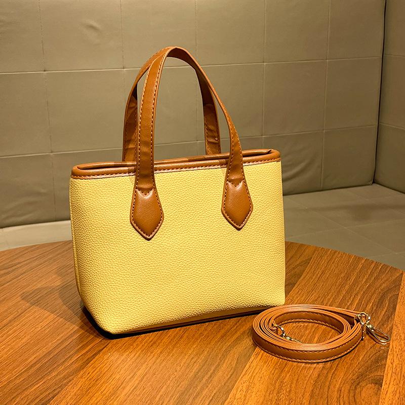 

Ручна сумка-кошик для овочів, текстура, одноплечова, візерунок лічі, сумка-відро, жіноча сумка крос-боді бежевий