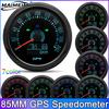 85MM GPS Speedometer + GPS Antenna Sensor for Boat Car Motorcycle 7 Colors Backlight Speedometer Trip ODO with Turn Signal