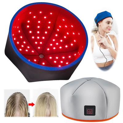 Red Light Hair Growth Cap Hair Growth Helmet Rechargeable Hair Growth Hat Hair Regrowth Beanie for Hair Loss Treatments