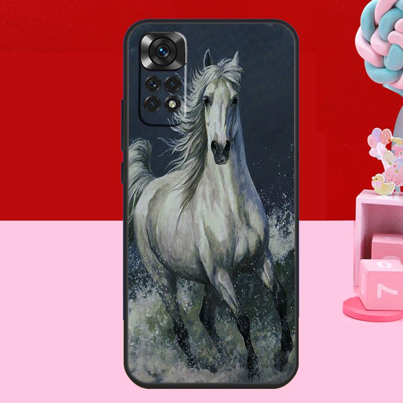 

Чехол-скетч с лошадью для Xiaomi Redmi Note 14 13 12 11 10 15 Pro Plus Redmi 15 C 13C 10C 12C 14C Мягкая обложка Redmi Note 15 Pro 5G