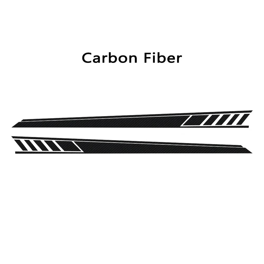 2 Pcs Car Door Side Stripes Skirt Sticker For Mercedes Benz W177 A Class AMG A35 4Matic A45 S 2018-Present A220 A250 Accessories
