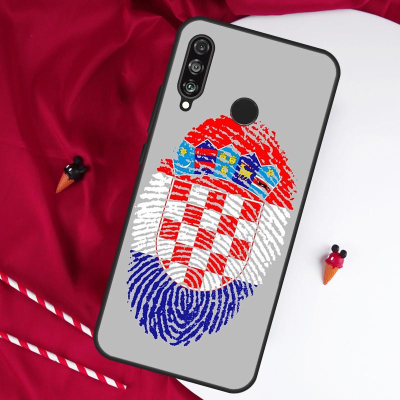 Croatia flag For Huawei Nova 11 Pro 9 10 SE Y60 Y70 Y90 Y61 Y91 Y73 Y72 12i 11i 8i P20 P30 P40 Lite Case Huawei Nova 12i