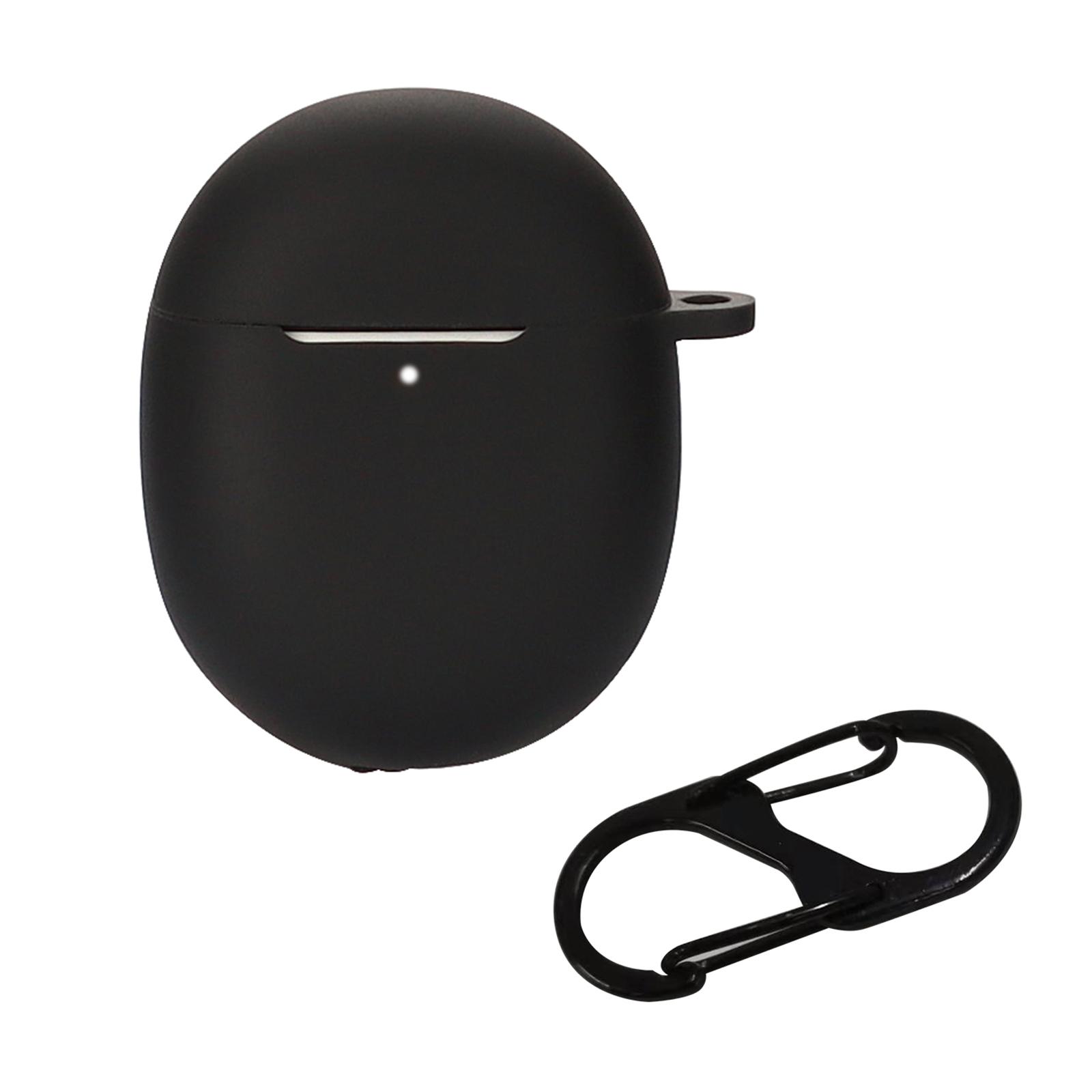 

Ударопрочный корпус для наушников Чехол для Pixel-Buds Pro, приятный для кожи Можно мыть для защиты от шеллака Нескользящий чехол Ударопрочный чёрный