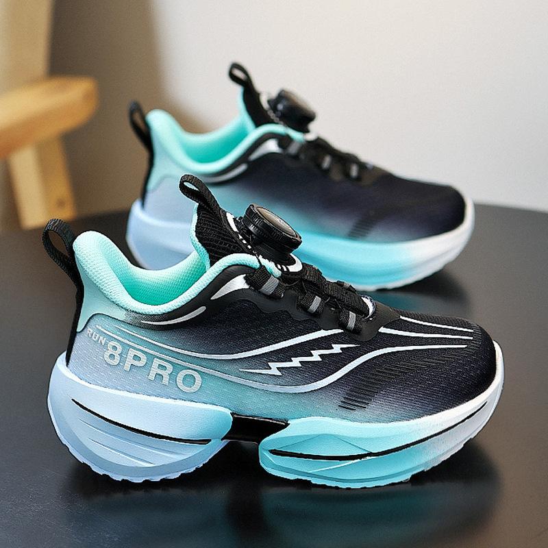 Classmate Girls 2025 New Spring Children's Red Rabbit 8por Sneakers Older Children's Mesh Running Basketball Shoes Girls