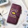 Stylish Printed Long Wallet Casual Fashion Portable Durable Multi Card Slot Daily Use Clutch