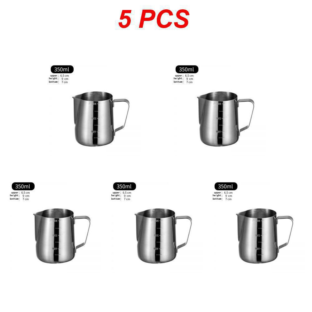 1/2/5PCS Candle Making Pouring Pot 32oz Double Boiler Wax Melting Pot 304 Stainless Steel Pitcher with Heat-Resistant Handle