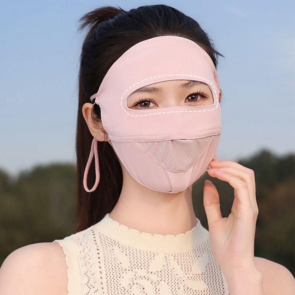 Quick Drying Sunscreen Mask Sun Protection Cycling Face Mask Fashion Face Cover  Outdoor