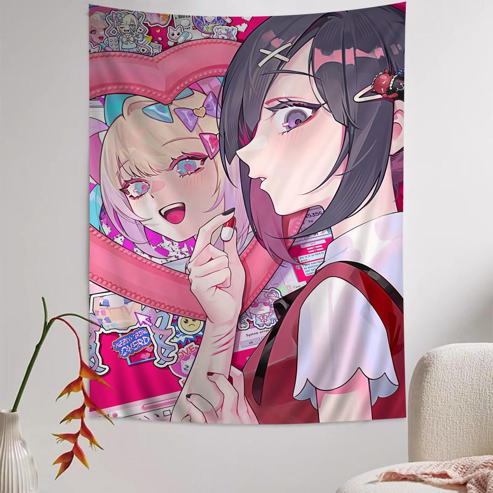 NNeedy Girl Overdose Game Hippie Wall Hanging Tapestries for Living Room Home Dorm Decor Kawaii Room Decor