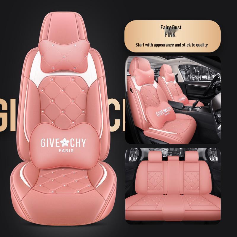 Purple Leather Car Seat Cushion Cover for Haoying CR-V, Xingchen, Changan CS55