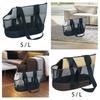 Träger Haustier-Tragetasche für kleine Katzen und Hunde Tragetasche Fluggesellschaftszulassung, Weich, Atmungsaktiv und Faltbar Schultertasche Tragetasche