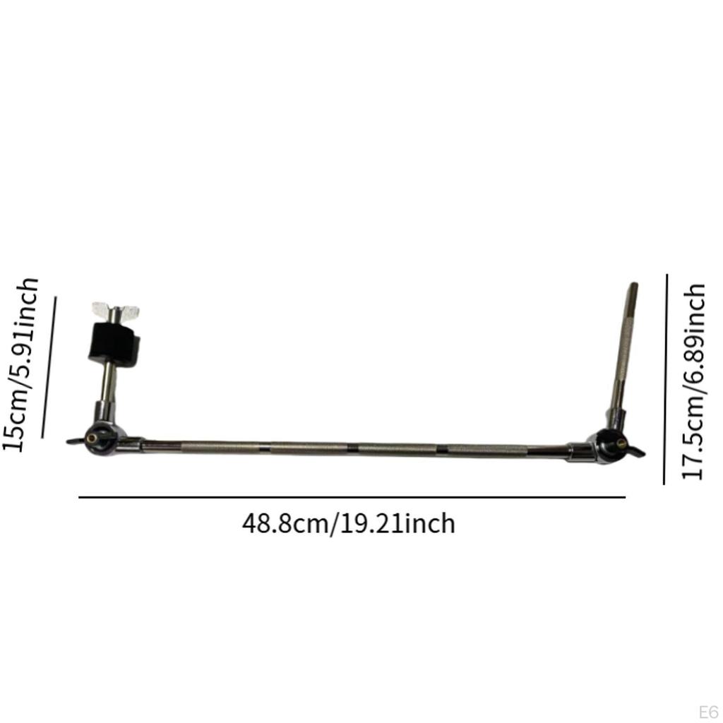 Adjustable Cowbell Holder Drum Set Clamp, Extension Clamp for Parts