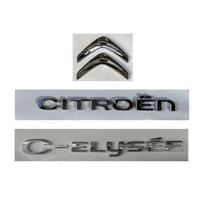 ABS Car Styling Rear Trunk Badge Decal Accessories for C-ELYSEE Emblem Sticker Automobile Modification Decoration