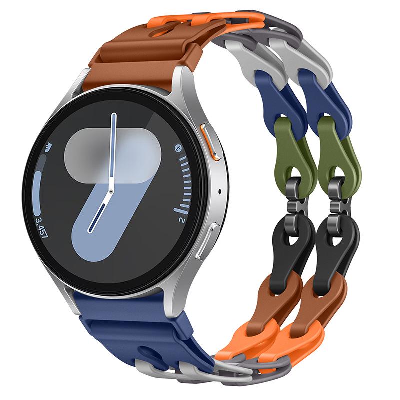 Fashion Hollow Silicone Strap for Samsung Watch7 & Huawei GT3 Pro
