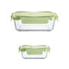 Luminarc Coran Lot de 2 contenants de conservation en verre pour aliments