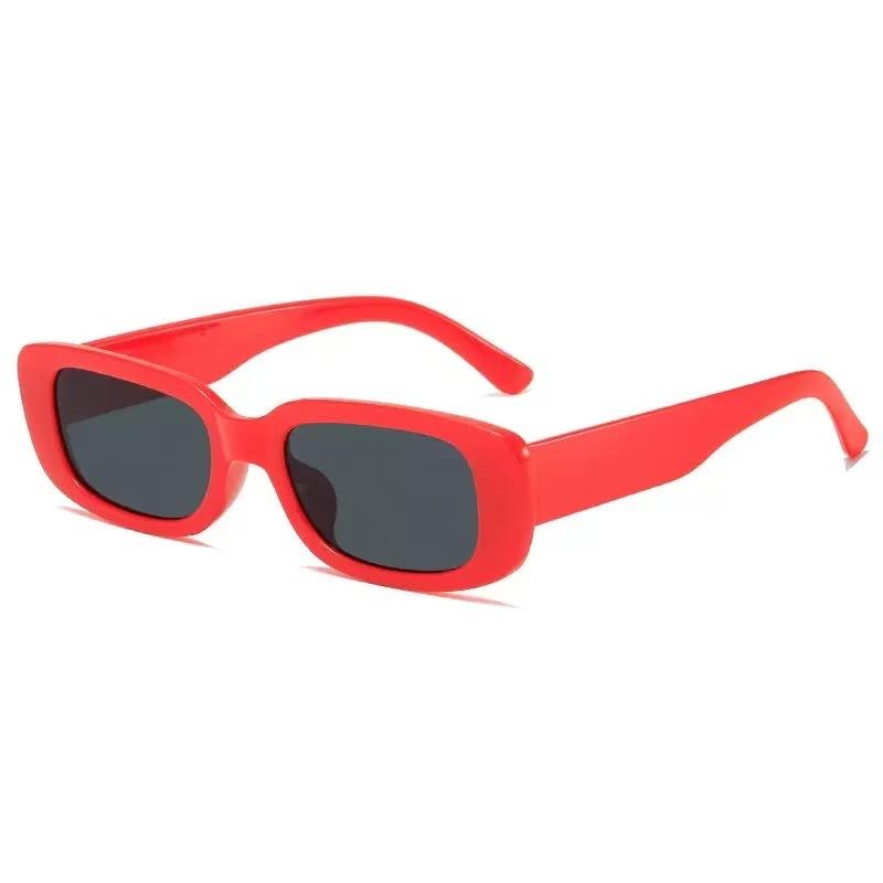 

Fashion European and American small frame sunglasses women s square candy color olive green colorful sunglasses street shot glasses tide