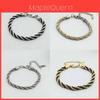Titanium Steel Geometric Women Bracelet With Gold Plating For Fashion Gift