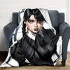 1pc Addams Family Wednesday3 Blanket, Gift, for Men and Women, Soft Blanket, Good for Sofa Bed Couch Travel, Lightweight Flannel Blanket