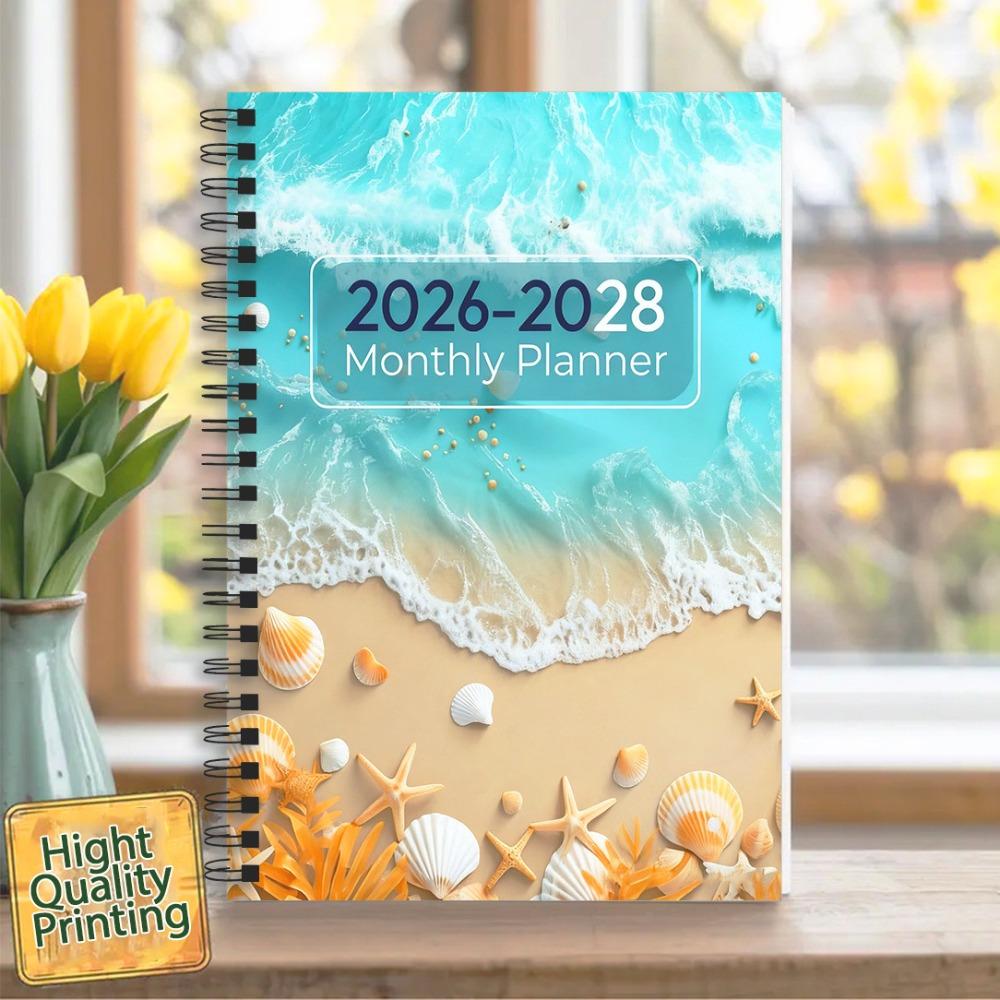 Scenery Cover Monthly Planner Calendar 100 Pages Diary Writing 3 Year Planner  Travel Journal