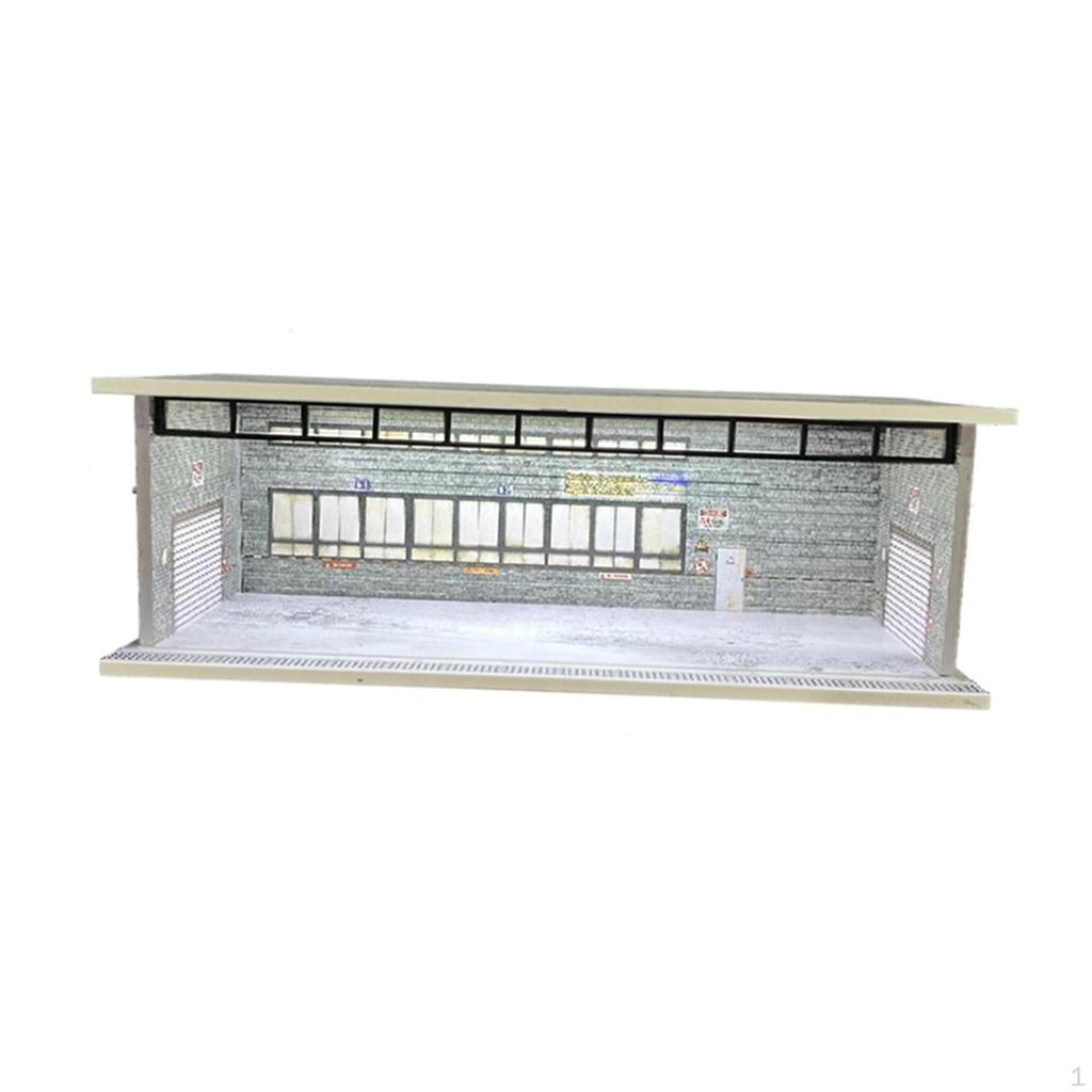 1/64 Model Car Display Case Collectible Gift Dustproof Decorative Photo Prop Ornament Parking Lot