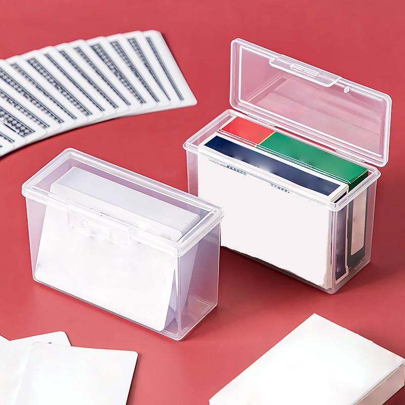 Game Card Transparent Box, Jewelry Storage Container 10X4X6Cm Board Game Transparent Plastic Box