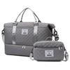 OLOMM Korean Style Quilted Travel Gym Crossbody Bag Set