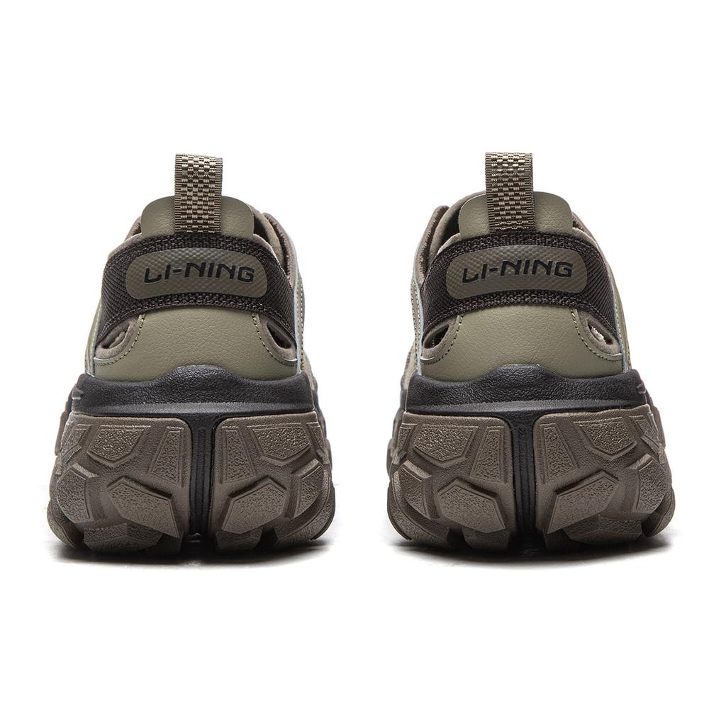 Li Ning Sand Dune River Trekking Shoes Men's Gray AGUW025-3