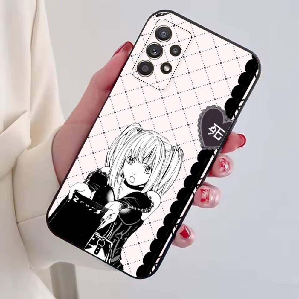 D-Death Note Amane Misa Handyhülle Schwarzes Silikon Weich Für Samsung S25,S24,S21,S22,S23,S30,Ultra,S20,Plus,Fe,Lite