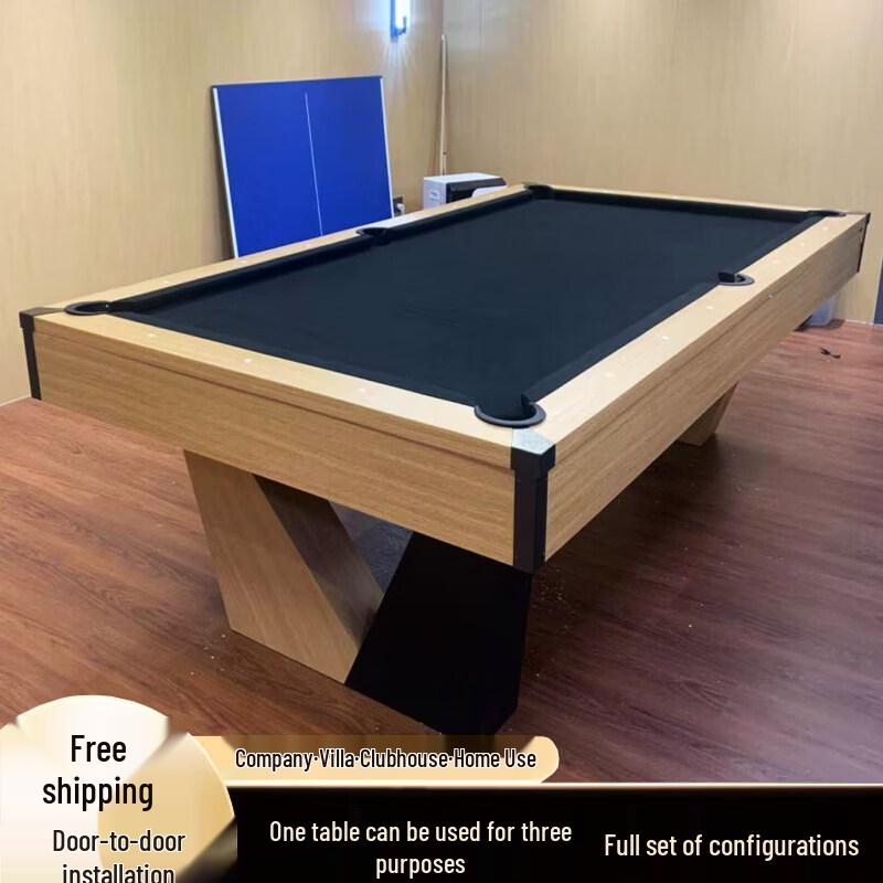 JINGGENG Home Foldable American Pool Table