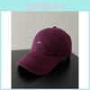 Baseball Simple Cap With Solid Color Design And Letter Embroidery For Daily