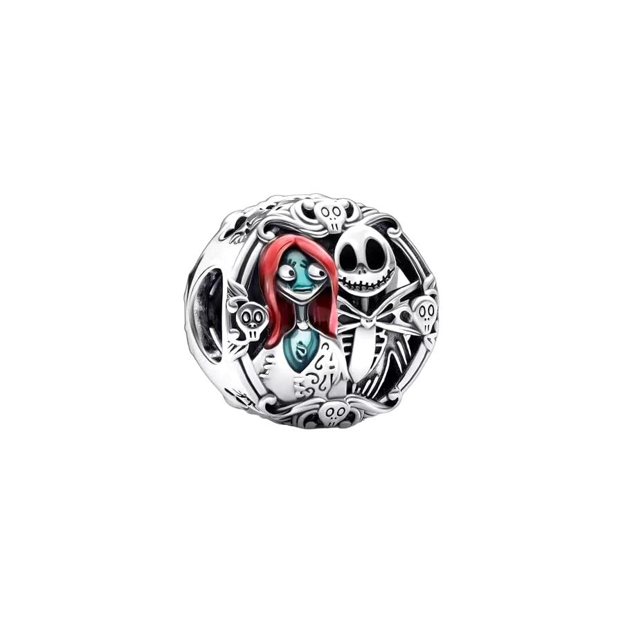 

Nightmare Before Christmas Jack Skull Charm Bead Component Bead Components Dangle Authentic Original Compatible With Copper Metal Bracelet High