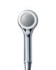 SANEI Rainy Metallic White Shower Head with Stop Saves Approximately of Water (PS-303-81XA-C) Function, 50%