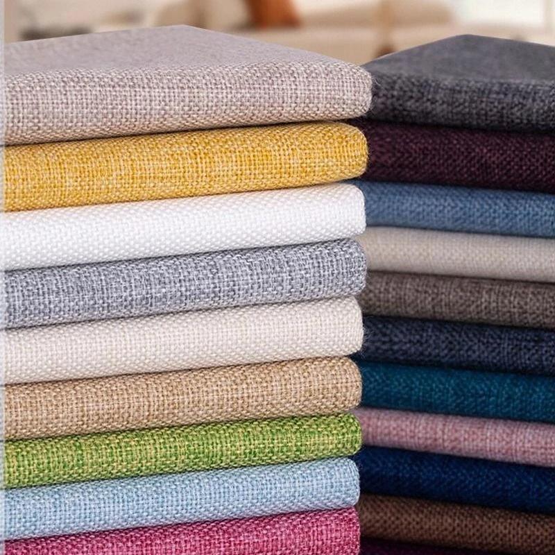 Cotton Linen Style Sofa Fabric By Meters for Upholstery Tablecloth Bag Curtain Pillowcase Diy Sewing Thick Wearable Cloth Plain