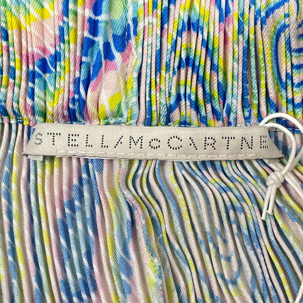 STELLA McCARTNEY Multicolor marble flare pleated pants Bottoms 36 multicolorUsed