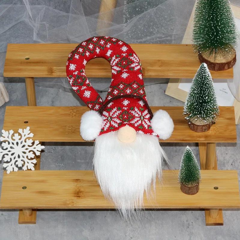 2025 New Christmas Faceless Elderly Door Handle Pendant Decoration Christmas Showcase Home Room Decoration Pendant