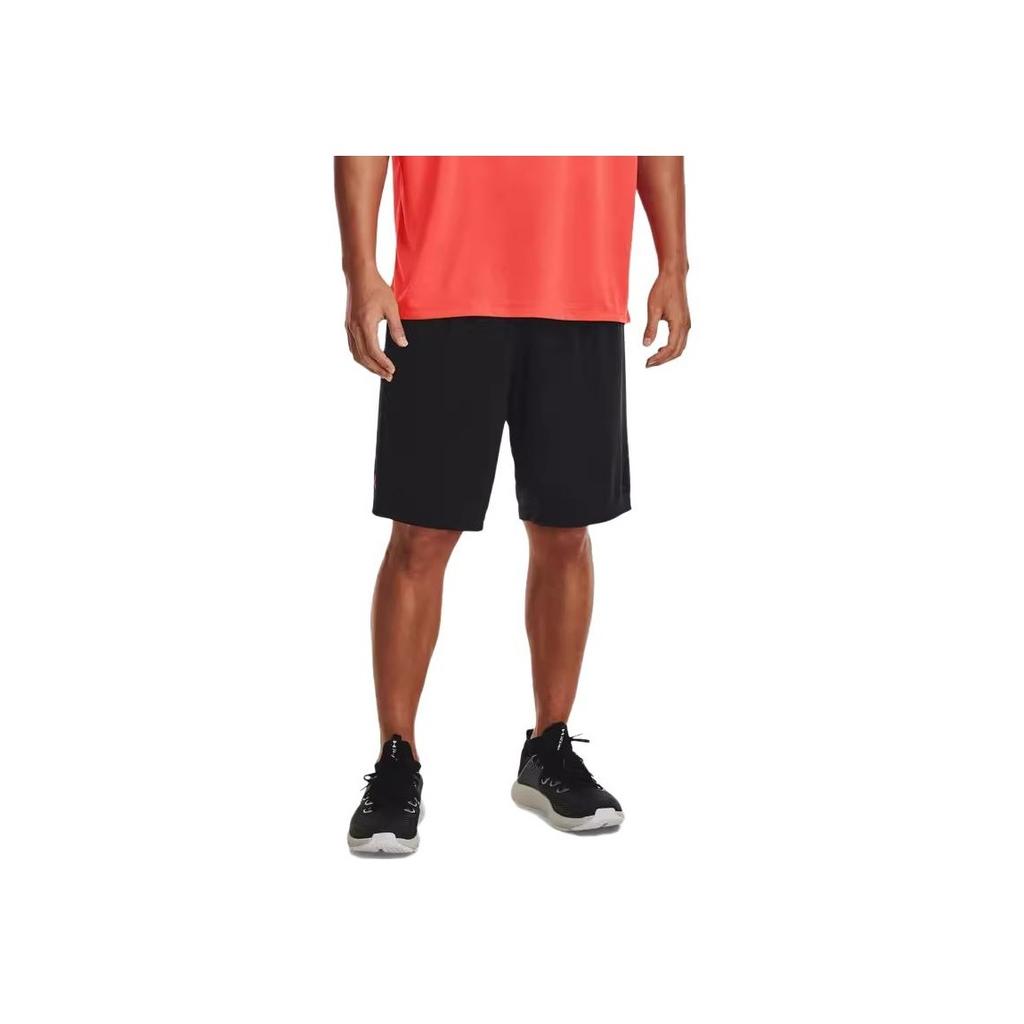Under Armour Elastic Waist Training Shorts Men Bottoms Black 1376943-001