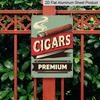 2D Flat Decorative Aluminum Sign | 7.87*11.8 Inch Plaque Tin Sign for Cigars Store, Cuban Cigar On Old Design Template, Vintage Metal Signs for Men