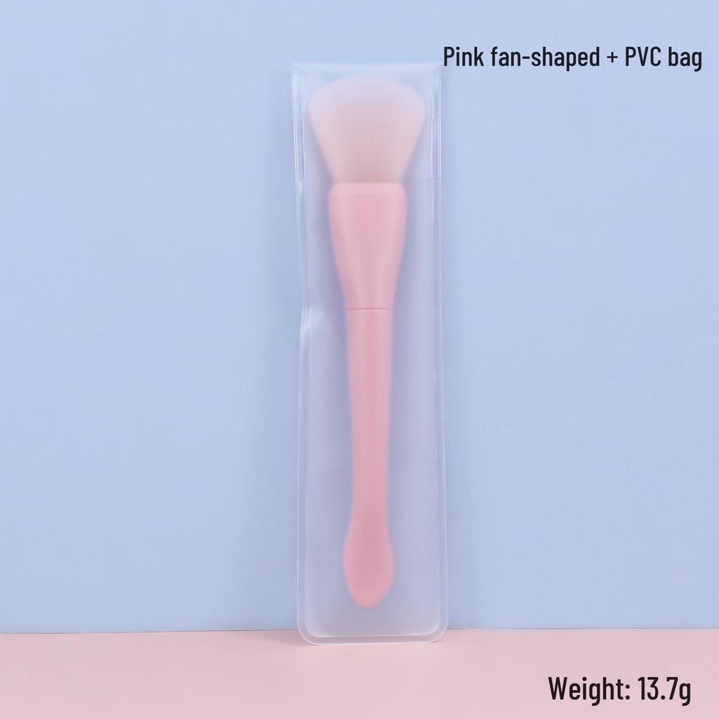 Doppelköpfiges Silikon-Maskenpinsel-Set: Fischschwanzlöffel zum Mischen, Auftragen, Auslöffeln und Entfernen von Schlammmasken