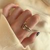 Unique Design Stylish Silver Plated Finger Ring For Women Adjustable And Trendy