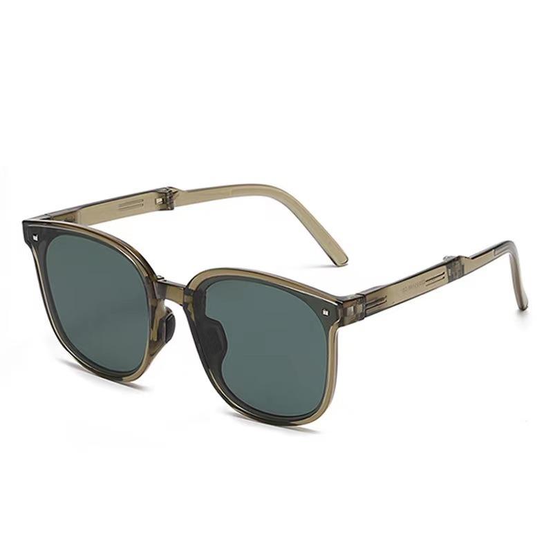 

Складные солнцезащитные очки с футляром, солнцезащитные очки для женщин, модные очки с воздушной подушкой, поляризованные очки UV 400