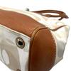 Used COACHHandbag white/Brown Canvas/leather Women
