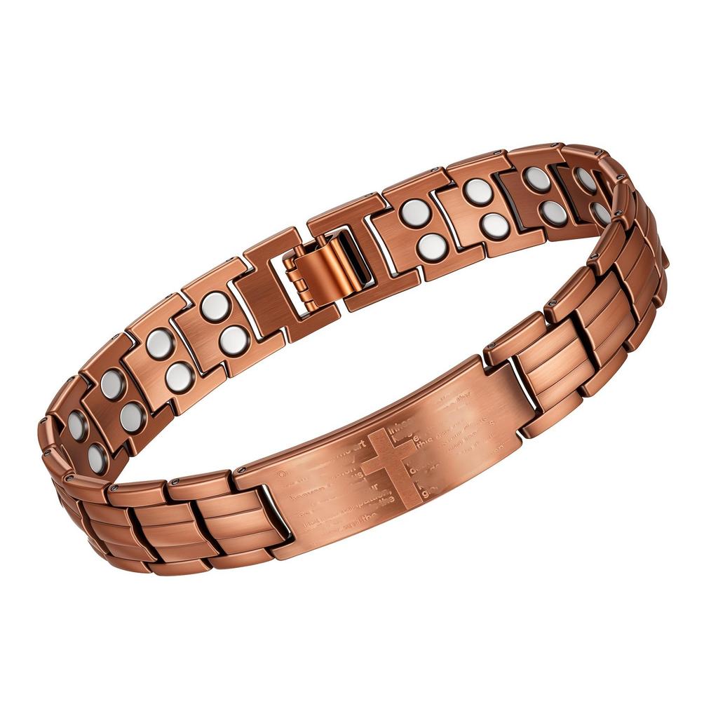 Magnetic Copper Couple Bracelet - Detachable, Fashionable, High-End Jewelry