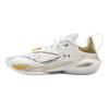 Li Ning Kids Basketball Comfortable Soft Fashion Low Top Basketball Shoes Kids sneaker Standard-White YKBV064-1