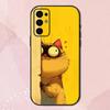 Cat Cute Funny Pet Phone Case For Samsung S24,S21,S22,S23,S30,Ultra,S20,Plus,Fe,Lite,Note,10,9,5G Black Soft Shell