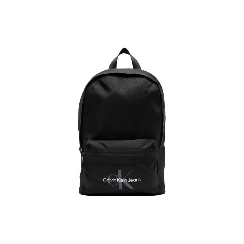 Calvin Klein Essentials Campus logo print recycled polyester (polyester fiber) backpack men s black чёрный