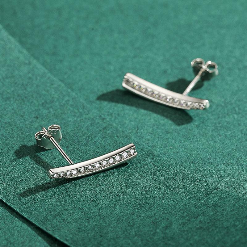 Tancise 925 Sterling Silver Zircon Earrings Drop Earrings For Women Wedding Party Gifts