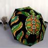 1pc Sea Turtle Mandala Automatic Opening/closing Umbrella with Auto Open/Close, Perfect Gift for Friends, Durable Plastic Handle yy250801192