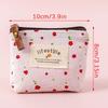 Flower Pattern Coin Purses Small Fresh Canvas Coin Wallet Lady Girls Earphone Coin Key Money Storage Bag Zipper Pouch
