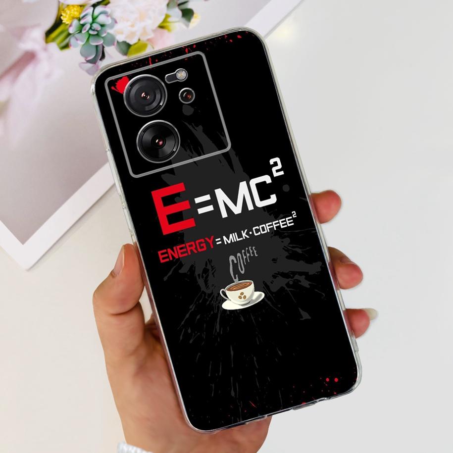For Xiaomi 13T Pro Case Fashion Flowers Shockproof Soft Silicon Protector Clear Coque For Xiaomi 13T Phone Cases Mi 13TPro Funda